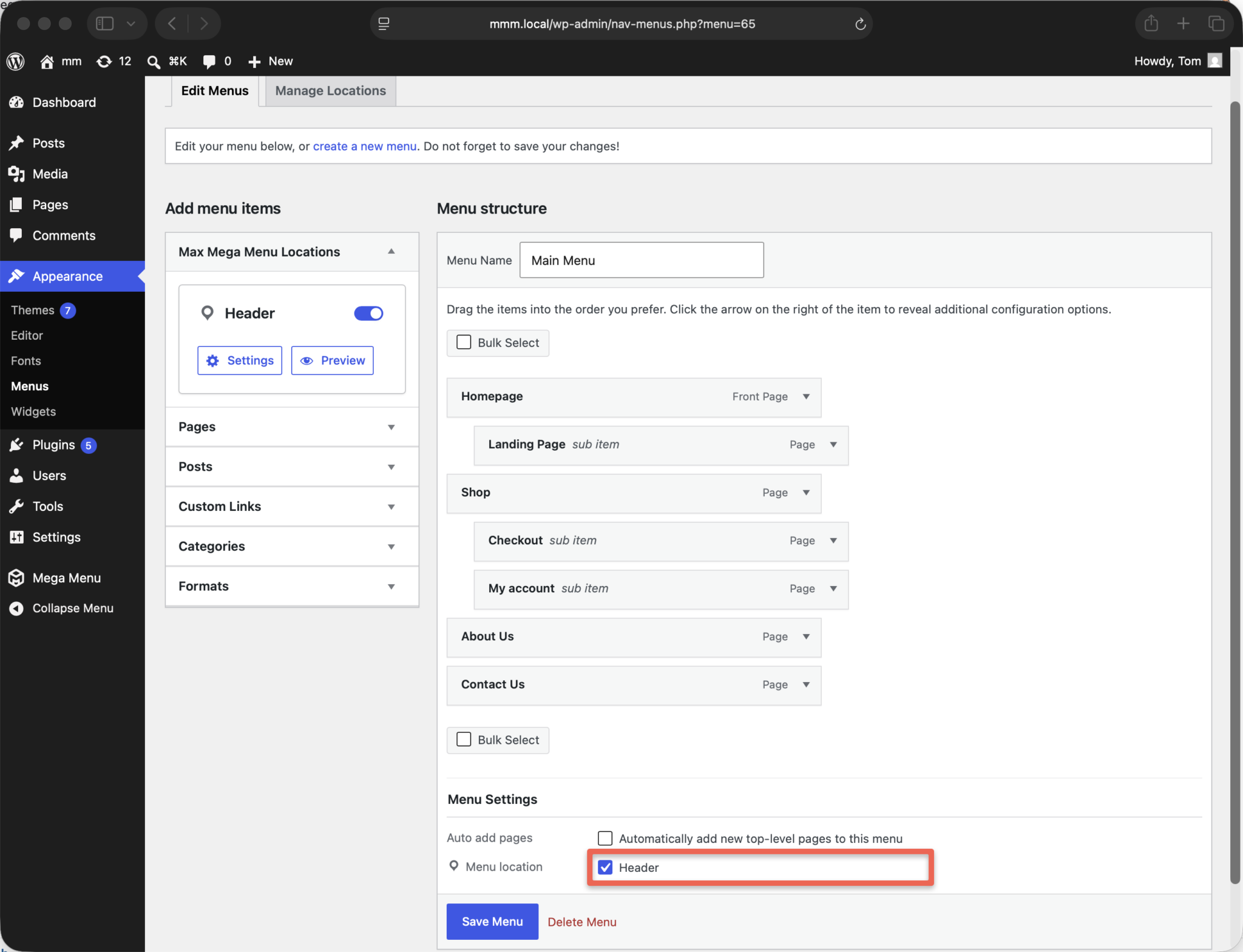 Installation - Getting Started Guide – Max Mega Menu